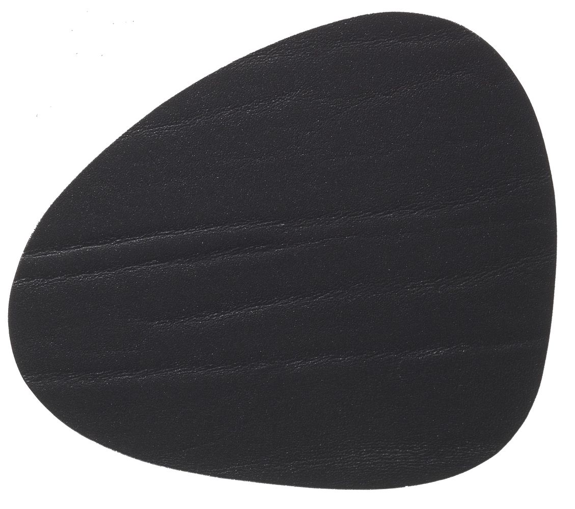 antenne frisør defekt LIND DNA Coaster Leather Buffalo Black 11 x 13 cm | Buy now at Cookinglife