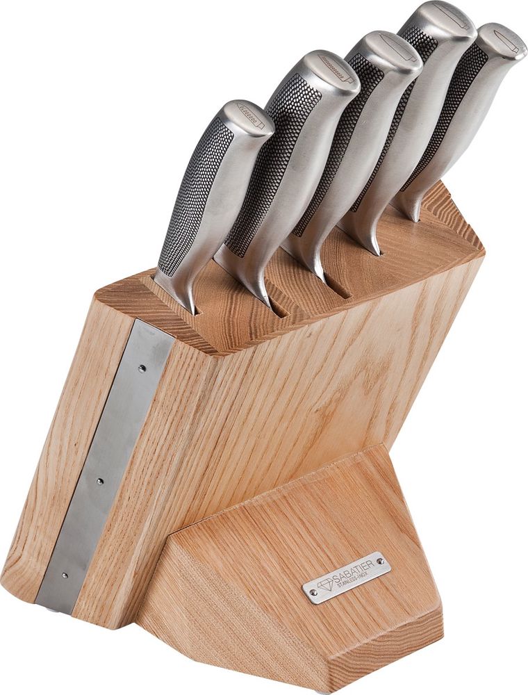 Coffret et bloc en bois vide pour rangement de couteaux
