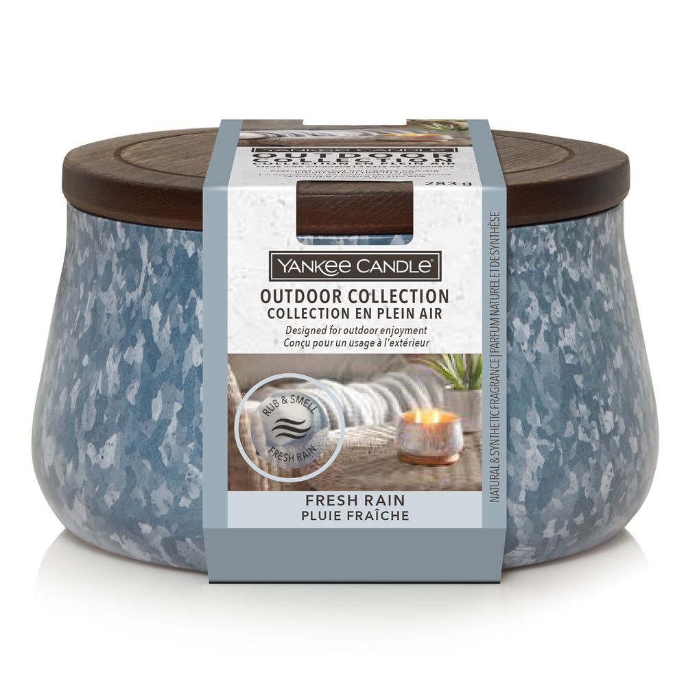 Außenkerze Yankee Candle mit CitronellaWachs Fresh Rain kaufen