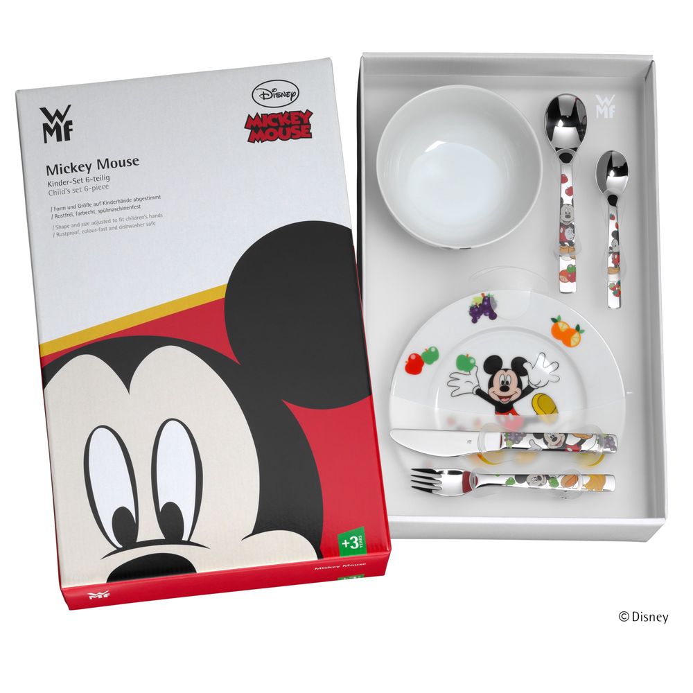 WMF Childrens TablewareMickey Mouse 5-Parts 18/10 