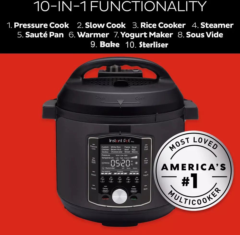 Instant Pot glazen deksel (5,7 liter / 6 Qt)