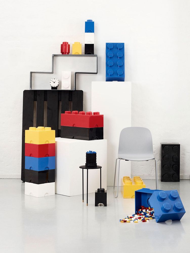 Split passen Buitenland LEGO® Opbergbox Zwart 25 x 25 x 18 cm - Woldring.nl
