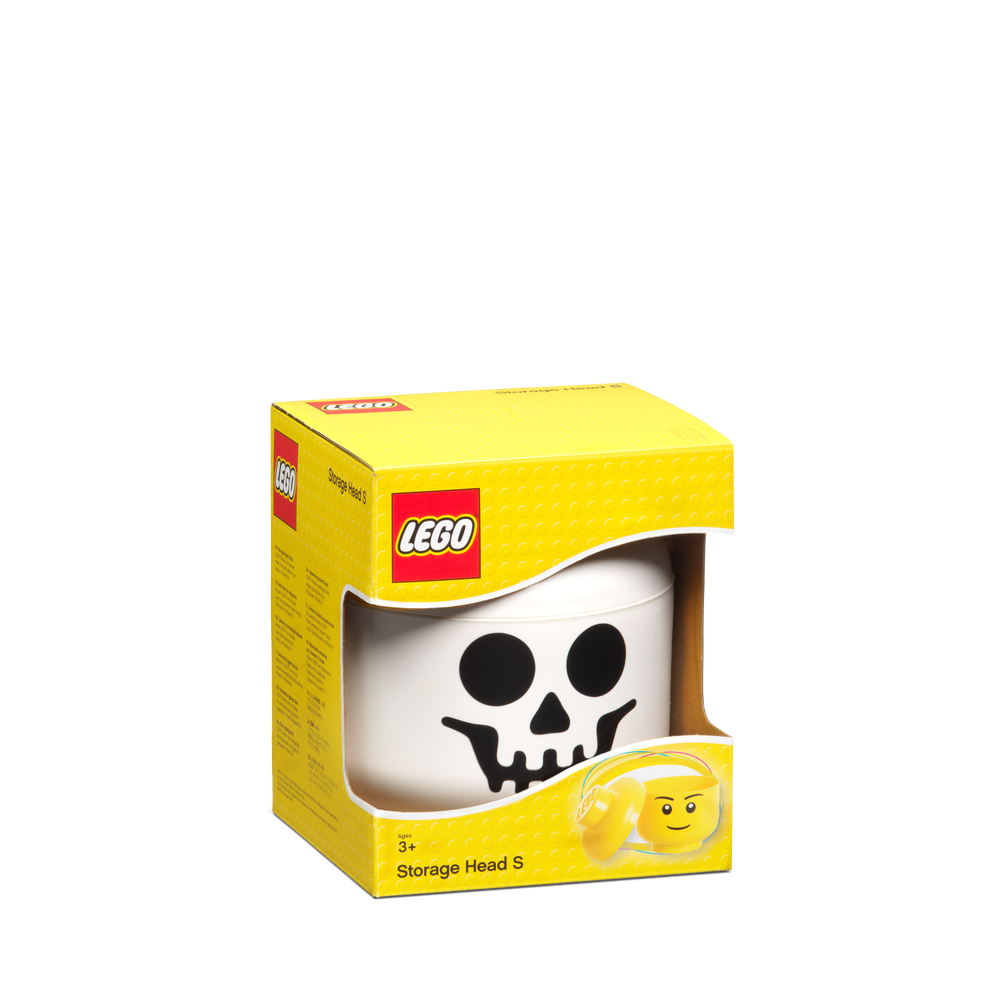 tevredenheid Doe een poging pion LEGO® Opbergbox Hoofd Skelet ø 16 x 18.5 cm - Woldring.nl