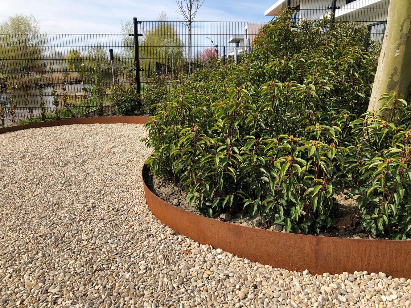 Joseph Banks zeewier legering Cortenstaal Borderrand tuin rand 40 x 106 cm Morgen in Huis