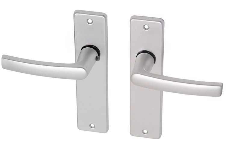 Ontaarden instant Onderbreking Aluminium deurbeslag - Blokmodel voor binnendeur - Wovar