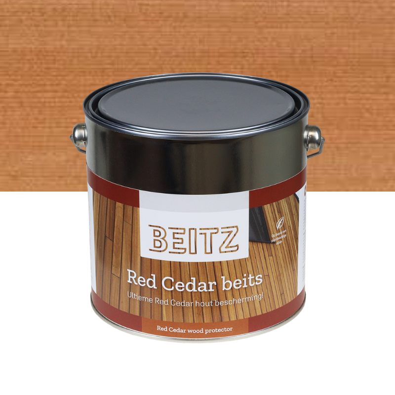 spontaan auteur Bijproduct Beitz - Red Cedar beits voor Ceder hout