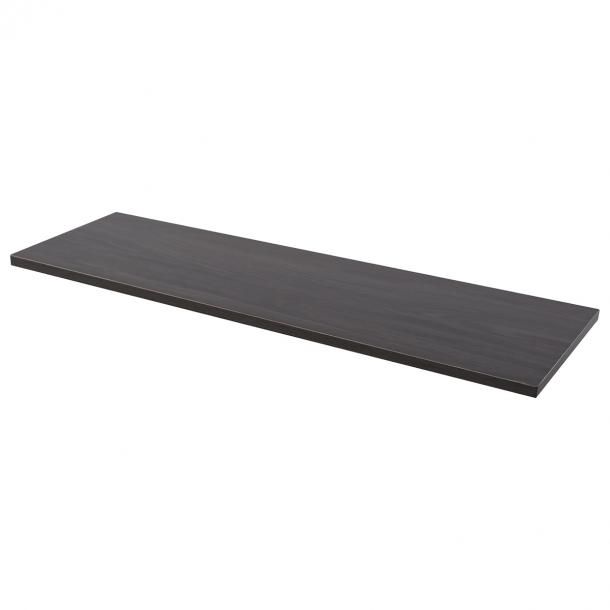 Wandplank Zwart 80 x 23.5 x 1.8 cm - in