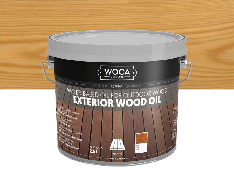 stapel stapel alcohol Woca Exterior oil Naturel - Hout olie voor alle houtsoorten!