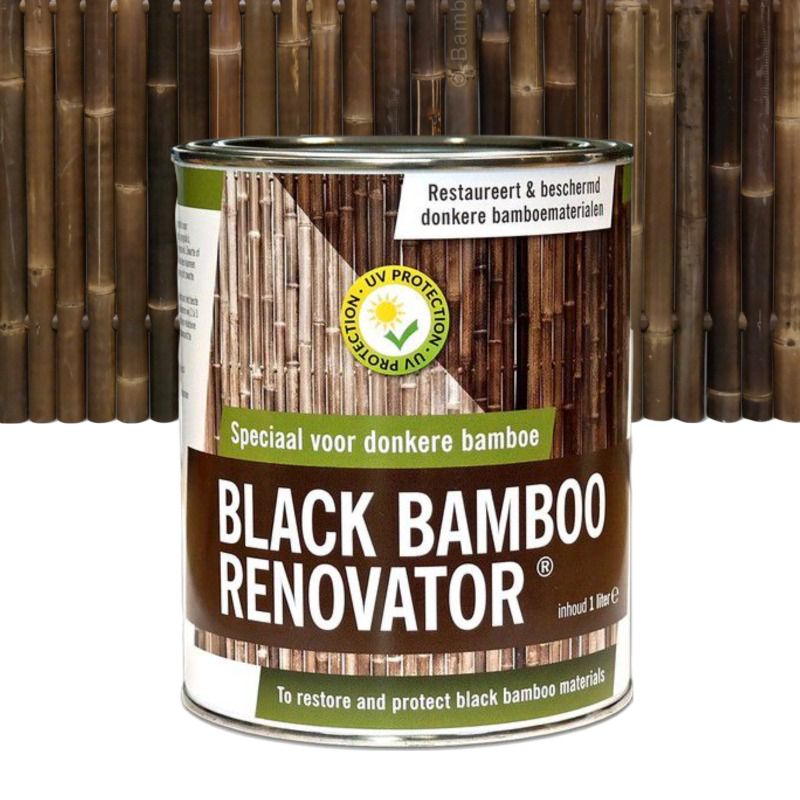 Bamboe beits - Donkere bamboe UV mat 1 liter