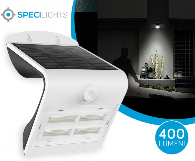 stapel opleiding blad Solar LED Muurlamp met Sensor 3W Waterdicht - Morgen in huis