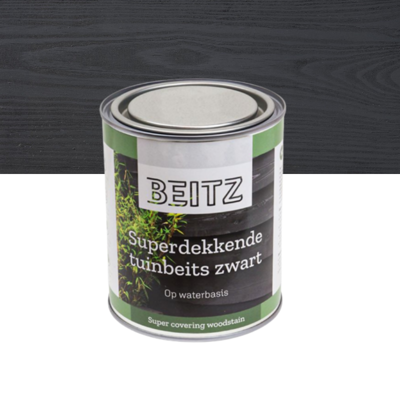 Kliniek Filosofisch levering Beitz - Zwarte beits 0.75L voor Hout - Premium Kwaliteit!