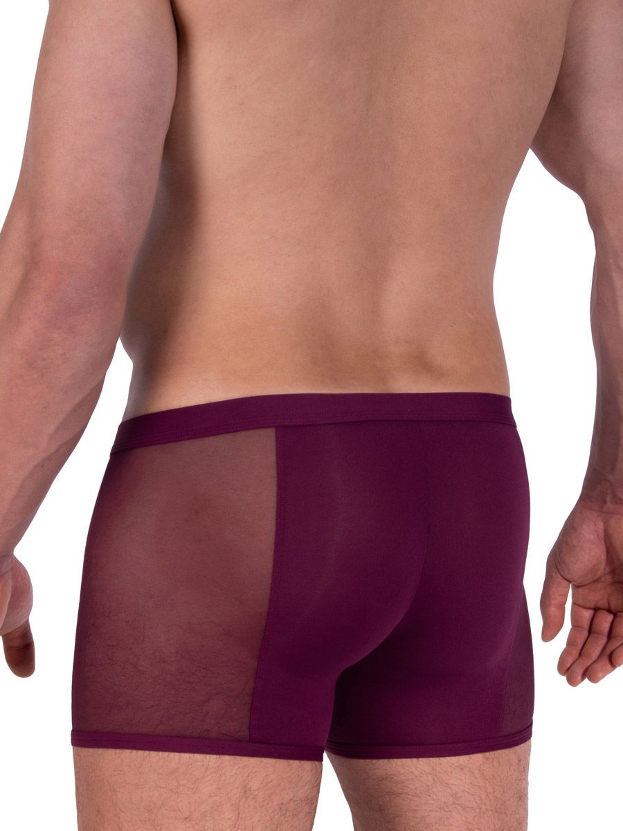Hip Short in bordeaux rood