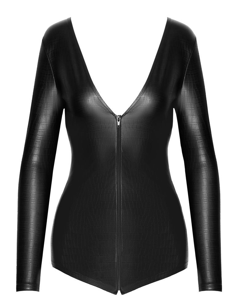 bodysuit in croco print
