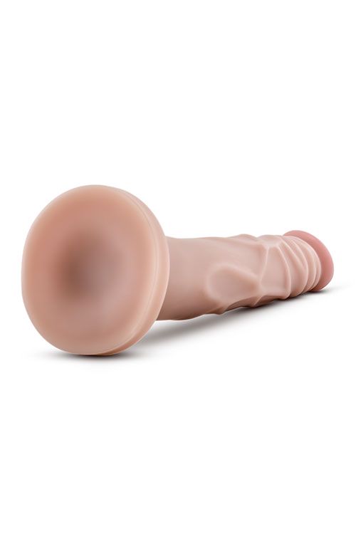 huidskleurige dildo met zuignap