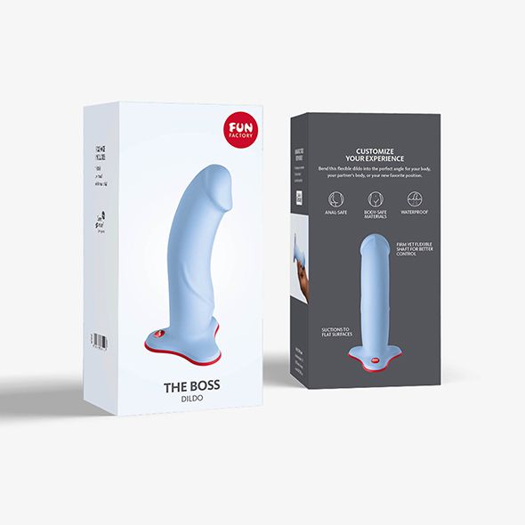 grote blauwe en dikke dildo