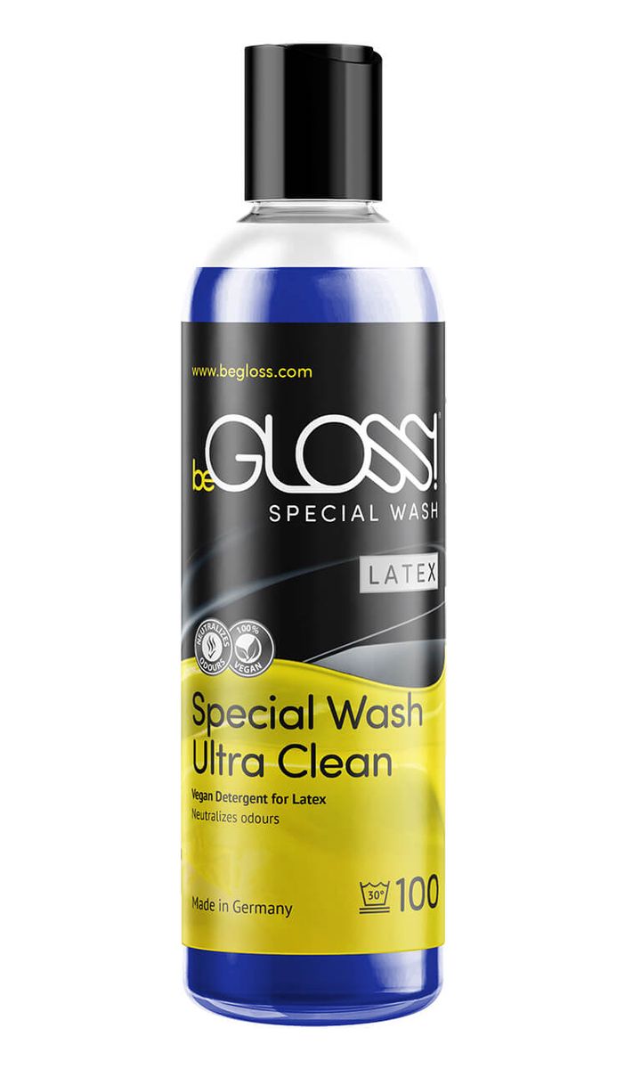 beGLOSS - Special Wash Ultra Clean - Travelsize - Wasmiddel voor Latex, Rubber en Neopreen