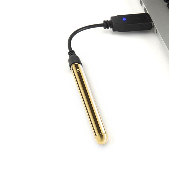 Le Wand Necklace Vibe Ketting Goud USB oplader