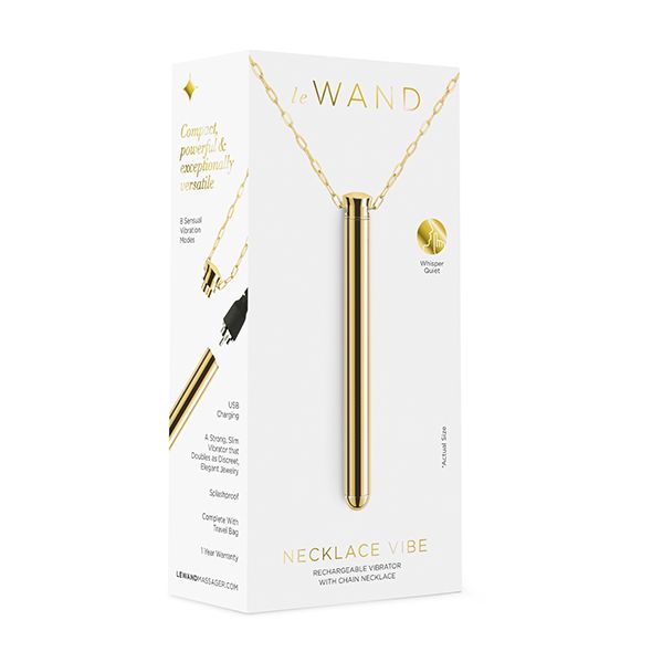 Le Wand Necklace Vibe Ketting Goud Voorkant verpakking