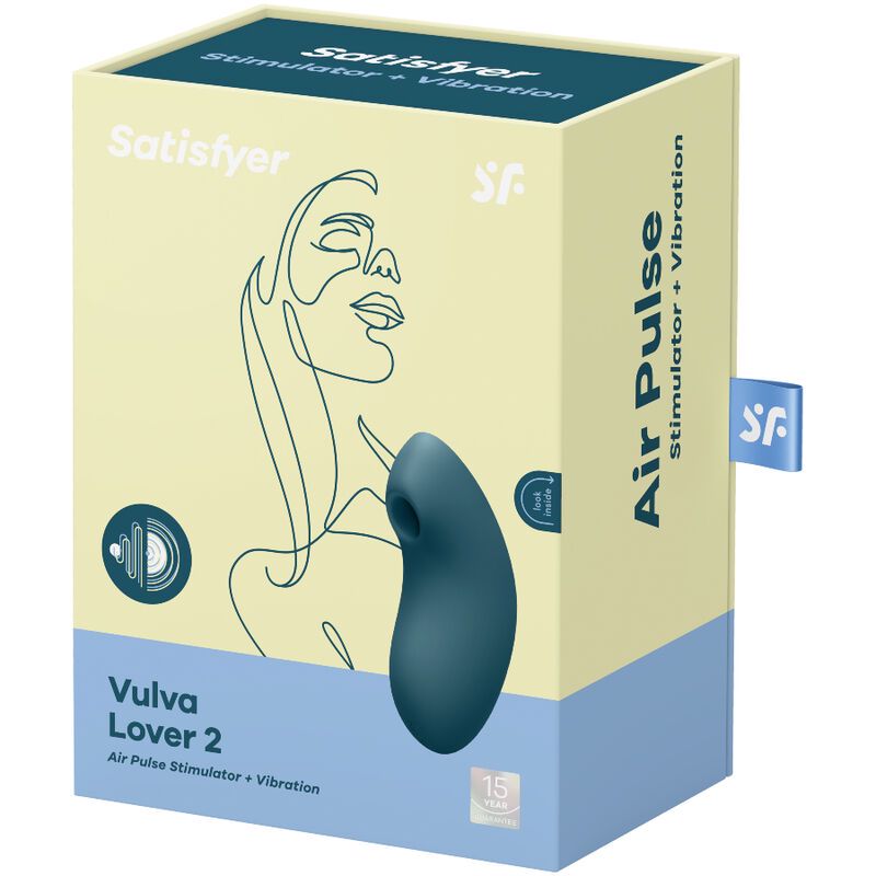 Satisfyer - Vulva Lover 2 Air Pulse Stimulator + Vibration - Luchtdruk Vibrator - Blauw 4.jpg