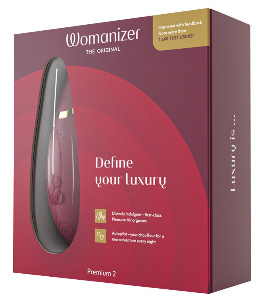 Womanizer Premium 2 Rood Verpakking Voorkant
