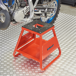 MX stand Honda rood