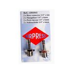 2 stuks slangpilaren 1/4'' 6 mm