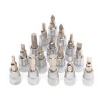 45-delige steek-ringratelset met bitjesset en inbussleutels in "PRO" softmodule