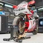 Zwarte motor inrijklem met Ducati