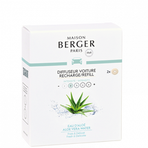 Maison Berger Navulling - voor autoparfum - Aloe Vera Water - 2 Stuks