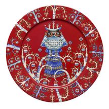 Piatto piano Iittala Taika rosso 27cm