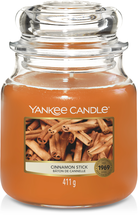 Yankee Candle Duftkerze Medium Zimtstange - 13 cm / ø 11 cm