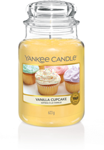 Yankee Candle Geurkaars Large Vanilla Cupcake - 17 cm / ø 11 cm
