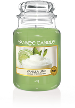 Bougie parfumée Yankee Candle Grande Vanille Citron Vert - 17 cm / ø 11 cm