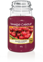Bougie parfumée Yankee Candle Grande Cerise Noire - 17 cm / ø 11 cm