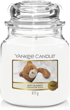 Yankee Candle Geurkaars Medium Soft Blanket - 13 cm / ø 11 cm