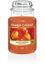 Yankee Candle Geurkaars Large Spiced Orange - 17 cm / ø 11 cm