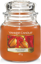 Yankee Candle Geurkaars Medium Spiced Orange - 13 cm / ø 11 cm