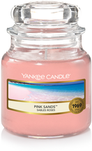 Bougie parfumée Yankee Candle Small Pink Sands - 9 cm / ø 6 cm