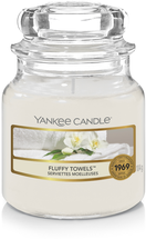 Candela Yankee Candle piccolo Fluffy Towels