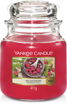 Yankee Candle Duftkerze Medium Red Raspberry - 13 cm / ø 11 cm