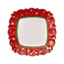 Villeroy &amp; Boch Dinerbord Toy's Delight - Rood - 28 x 28 cm