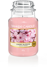 Bougie parfumée Yankee Candle Cherry Blossom - Grand format - 17 cm / ø 11 cm
