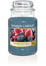 Yankee Candle Geurkaars Large Mulberry &amp; Fig Delight - 17 cm / ø 11 cm