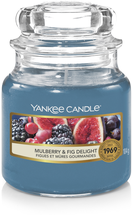 Vela Perfumada Yankee Candle Pequeña Mulberry &amp; Fig Delight