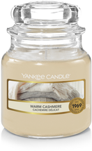Bougie parfumée Yankee Candle Small Warm Cashmere - 9 cm / ø 6 cm