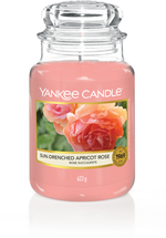 Candela Yankee Candle grande Sun-Drenched apricot rose
