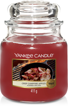 Yankee Candle Geurkaars Medium Crisp Campfire Apples - 13 cm / ø 11 cm