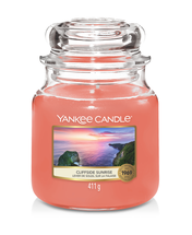Yankee Candle Geurkaars Medium Cliffside Sunrise - 13 cm / ø 11 cm