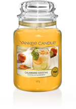 Bougie parfumée Yankee Candle Calamansi Cocktail - Grand format - 17 cm / ø 11 cm