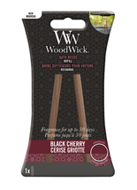 WoodWick Navulling - voor autoparfum - Black Cherry